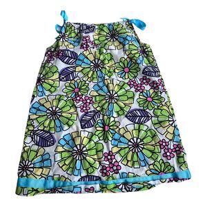 Hanna Andersson Floral Pillowcase Dress - Size 130